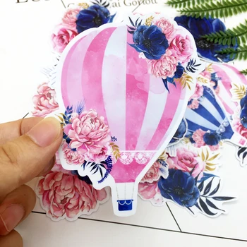 17pcs Išskirtinį Rožinis balionas Self-made Scrapbooking Dekoratyvinis Lipdukas apdaila /vandeniui atsparaus popieriaus Lipdukai, Kanceliarinės prekės