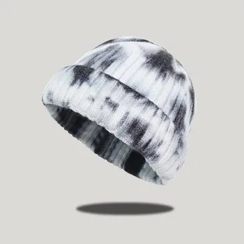 2020 medvilnė spalva Tirštėti megzti skrybėlę žiemą šiltą kepurę Skullies bžūp beanie skrybėlių vyrų ir moterų 129