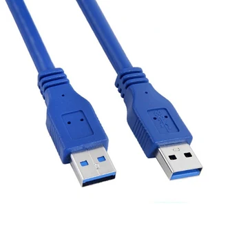 2021 Didmeninė USB į USB A Male Kabelio 5Gbps USB Male USB 3.0 Extender Radiatorių Standusis Webcom kamera, USB 3.0 Kabelį