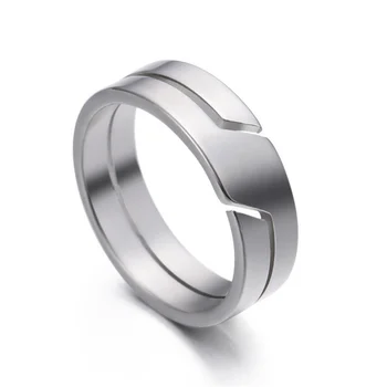 2021 Nerūdijančio Plieno Žiedai Vyrams Klasikiniai Paprasti Vestuviniai Žiedai Moterims, Juodai Sidabrinės Spalvos, Spalvų Žiedus Pora Papuošalai, Dovanos