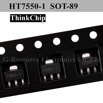 (20pcs) HT7550-1 SOT-89 SMD 30 V LDO Low Dropout Reguliatorius 7550-1 HT7550 7550 SOOT89