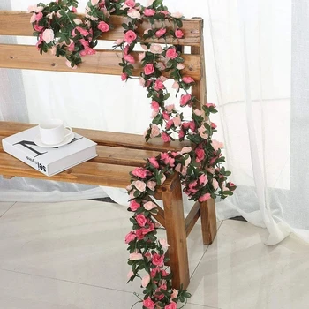 250CM Rose Dirbtinių Gėlių Valentino Diena Vestuvės Namo Kambaryje Apdailos Pavasarį ir Rudenį Sode Arka 