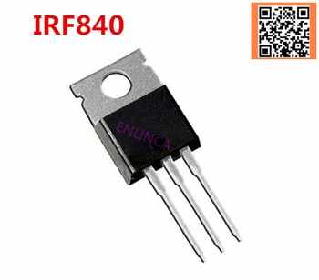 2VNT IRF840 TO-220 IRF840PBF TO220 naujas ir originalus IC geros kokybės