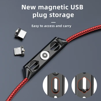 3in1 Magnetinio Kabelio Atveju, Micro USB 