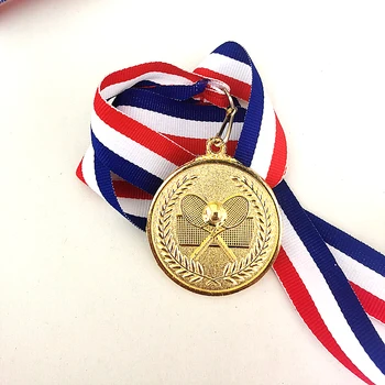 4 Spalvų Teniso Rungtynių Medaliai Suvenyrų Gerbėjai Cinko Lydinys Oficialus Sporto Rungtynės Adward Mokyklos Sporto Susitikimas Medalis Award5.0CM
