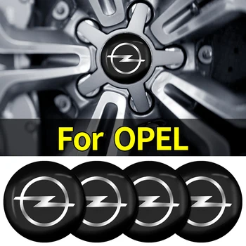 4pcs 56mm Automobilių Ratų Centras Hub Caps Lipdukai Opel Astra J, H G Insignia Corsa D Vectra C, Auto Stiliaus Dekoro Priedai