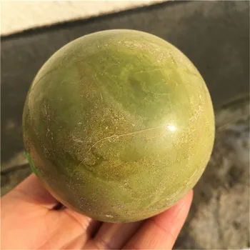 50-80mm Graži Kvarco kamuolys kiaušinių Gamtos Green opal krištolo rutulį išgydymo dovanų