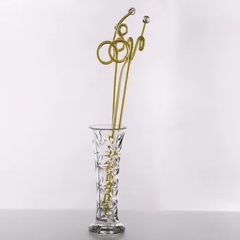 Akrilo medžiagos vaza Gėlių vaza ir skaidrumas plastikinių gėlių vaza