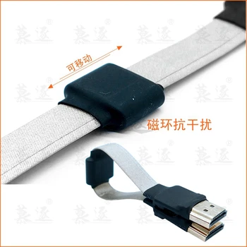 Anti-trukdžių HDMI suderinamus kabelis ultra light FPV HDMI male į mini/micro HDMI moterų FPC 10cm 20cm GH4 GoPro BMPCC
