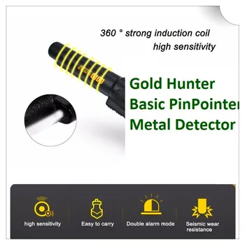 Aukso Medžiotojai pinpointer nešiojamą pramoniniai metalo detektoriaus požeminė aukso metalo detektorius pin rodyklė su dėklas