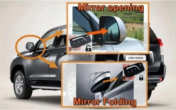 Automobilio šoninis veidrodis sulankstomos/atsiskleisti, rinkinys, skirtas 