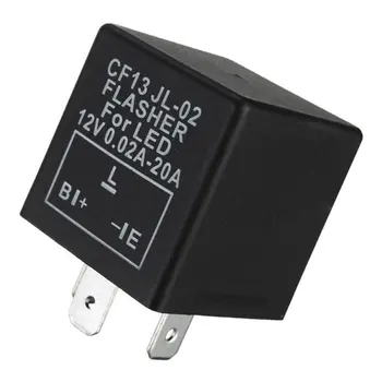 Automobilių 3-pin CF-13 Elektroninių LED 12V Flasher Relay Nustatyti Posūkio Signalo Indikatorių