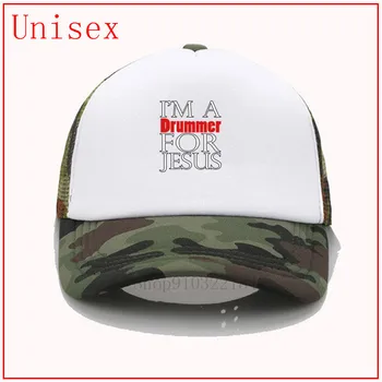 Aš esu Būgnininkas Jėzus hip-hop skrybėlės vyrų, moterų bžūp beisbolo kepurės moterims golfo skrybėlę fedora skrybėlę, moteris