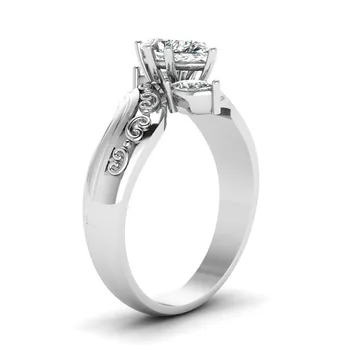 Bižuterijos Cirkonis Žavesio Lady Žiedas Populiarus Priedai Dalyvavimas Vestuvių Žiedas Meilužio Dovana