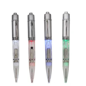 Custom mini mielas metalo šviesos pen LED šviesos elektroninių rašiklis, tušinukas promotional dovanos schoolsupplies neutralus pen vieno