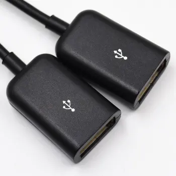 Duomenų Kabelis Nemokamai Tipas-C/Micro Kabelis 3 in 1, USB, C OTG Host Kabelis Hub Laido Adapteris, Splitter Jungtis