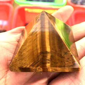 Gamtos Tigro Akis Crystal Piramidės Poliruoti Gydymo Piramidės reiki mineralų Kvarco Kristalų, Akmenų Pardavimas