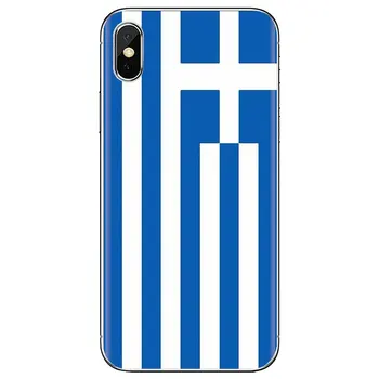 GR Graikija graikijos Vėliavos Banner Modelis Soft Case For iPhone 