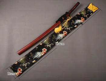Gražus ir Prabangus Gėlių Modelio Šilko Kardas Krepšys Japonijos Samurajų Kardas Katana Montavimo Gražus ir Elegantiškas Modelius QD11