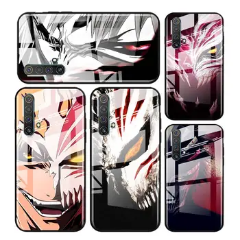 Grūdinto Stiklo Dangtis Anime Bleach ichigo Dėl KOLEGA A9 2020 A52 Rasti X2 Lite Realme 7i 7 6 5 Pro C3 XT Telefono dėklas
