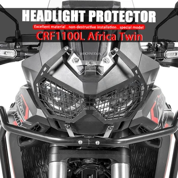 Honda Afrika Twin CRF1100L BAF 1100 L1 BAF-1100 L Motociklo priekinis žibintas Žibintas Guard Raštas Padengti Apsaugos Grilis