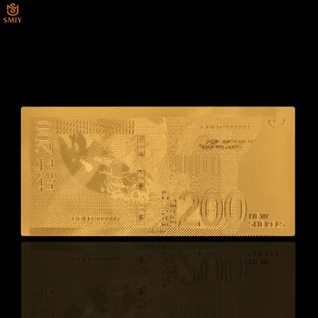Izraelis 24k Auksu 200 New Shekel Aukso Pinigų Banknotų Popieriaus Surinkimo Ir Švenčių Dovanos