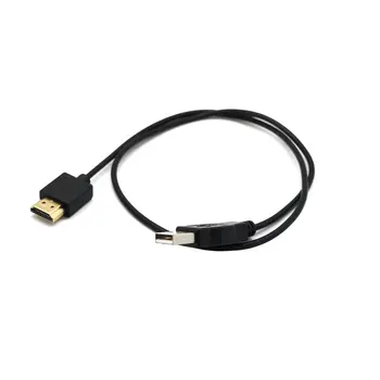 Išmanųjį Įrenginį Nešiojamas Maitinimo Kabelis HDMI suderinamus Kabelis Vyrų-Famel HDMI-USB Maitinimo Kabelis, USB į HDMI suderinamus kabelis