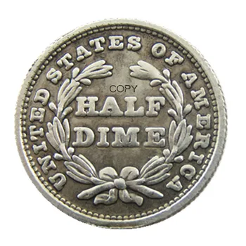 JAV 1856-P-O Laisvės Sėdi Pusė Cento Monetų Kopijos