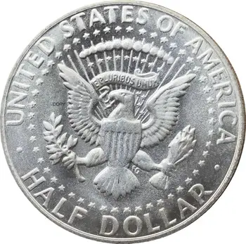 Jungtinių amerikos Valstijų 1968 D Laisvės 1/2 Kennedy Pusę JAV Dolerio Dievu Mes pasitikime E PLURIBUS Cupronickel Sidabro Padengtą Kopijuoti Monetos