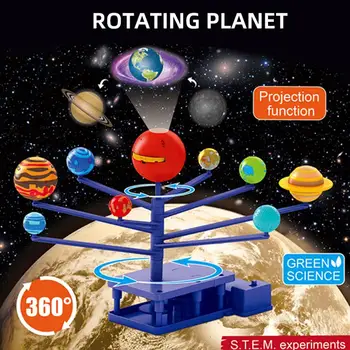 KAMIENINIŲ Mokslo Rinkinį Planetos Modelis, Žaislai, Vaikų Fizinės Chemijos Eksperimento Principas Priėmimo Ankstyvojo Ugdymo 