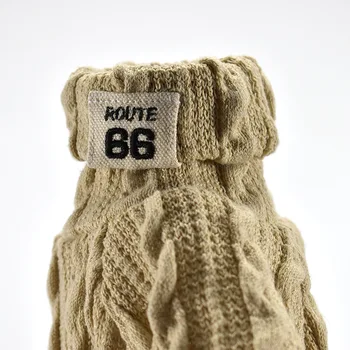 Karšto pardavimo pet aukšta apykaklė megzti megztinis trimatis siuvinėjimo lankelio, etiketės, katė, šuo megztinis šunų drabužių rudens-žiemos