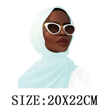 Kietas Balck Lady Geležies-Perdavimo Drabužių Spausdinimo T-shirt Hoodies Šiluminės Dėmės Ant Drabužių, Grožio Afrikos Šilumos Perdavimo