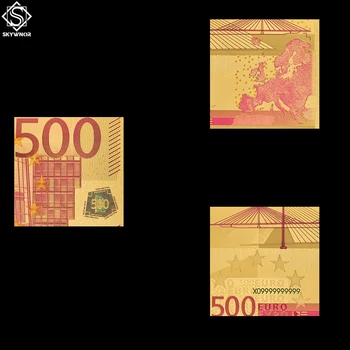 Kolekcines, Valiutos 500 Eurų Banknotų Spalvų Bill Replika Popieriniai Pinigai Pastaba