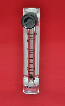LZQ-4 1-10LPM plastiko oro srauto debitmatį ( H=115mm Deguonies srauto matuoklis)su valdymo vožtuvas Deguonies conectrator ,jis gali reguliuoti srautą