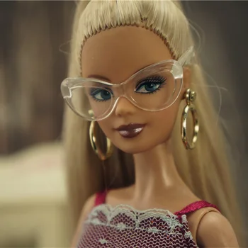 Mados Originalias Barbie, Akiniai nuo saulės 1/6 bjd Doll Priedai diržo vėrinį Princess padažu lėlių GiftToys Mergaitėms