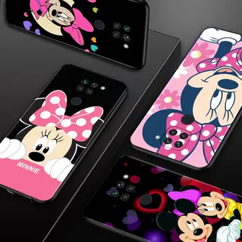 Mickey Minnie Mouse Atveju Xiaomi Redmi 10 8 9 7 7A 8A 9A 9T 9C Redmi 8 9 10 7 Pastaba Minkštas Galinį Dangtelį Funda Shell