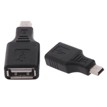 Mini U-Disk USB Male į USB Moterų Keitiklio Jungties, Perduoti duomenis Sinchronizuoti OTG Adapteris, skirtas Automobilių AUX, MP3 MP4 Tablečių Telefonai