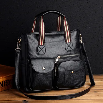 Moterų bag Rankinė dizaineris prabanga 2021 naujas PU odos pečių maišą Didelės talpos kelioninis krepšys mama maišo messenger bag rankinė