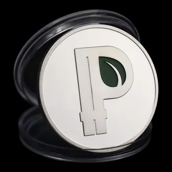 Peercoin Kolekcines, Suvenyrų Monetos Sidabro Padengtą Cryptocurrency Monetos Fizinio Kriptografijos Progines Monetas, Monetų