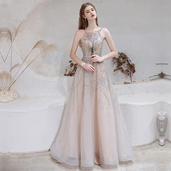 Prabangių Vakarinių Suknelių Iki 2021 M. Naujokų Dubajus Zawalcowany Duobute Crystal-Line Jungiamąją Atgal Oficialų Suknelė
