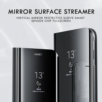 Smart Veidrodis, Telefono dėklas, Skirtas Samsung Galaxy S10 S8 S9 Plus S10E A6 A7 A8 2018 Pastaba 8 9 A10 A30 A40 A50 A60 A70 M10 M20 M30 Dangtis