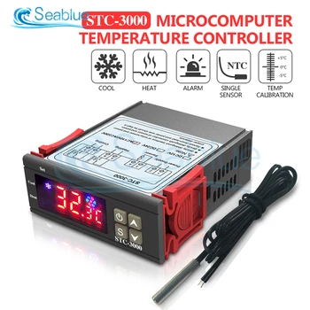 STC-1000 STC-3000 STC-3008 STC-3018 LED Skaitmeninis Temperatūros Reguliatorius Termostatas Thermoregulator Inkubatorius 12V 24V 110V, 220V
