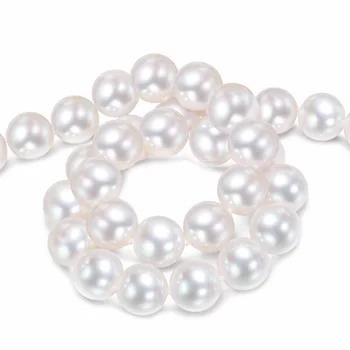 [YS] 8-8.5 mm, Baltas Japonų Akoya Dirbtiniu būdu išaugintų Natūralių Perlų Vėrinį