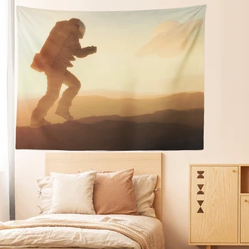 Šiuolaikinės Astronautas Dizaino Sienos Kabo Gobelenas Kambarį Antklodė Miegamasis Apdailos Medžiaga Sienos Kilimas Custom Modelis Gobelenas